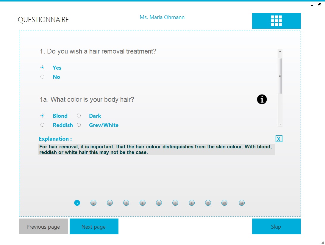 DC questionnaire e