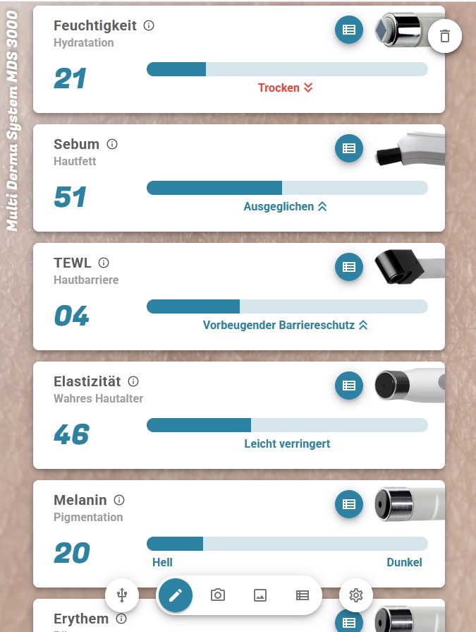 MDS 3000 - klares, intuitives Touchscreen-Display für alle Messungen