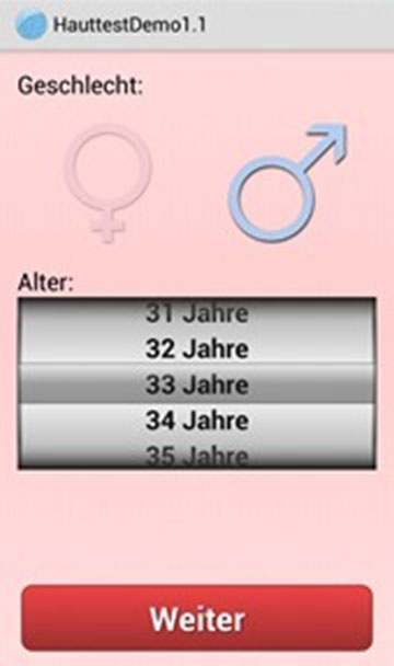 Die Demo-App besteht aus Fragen ...